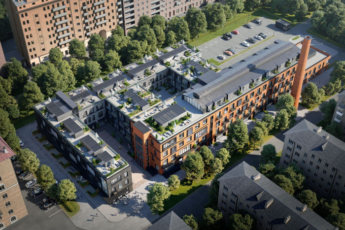 На рынок выведены апартаменты с террасами в комплексе "Co Loft"